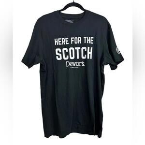Dewars l NWOT HERE FOR THE SCOTCH Tee Large